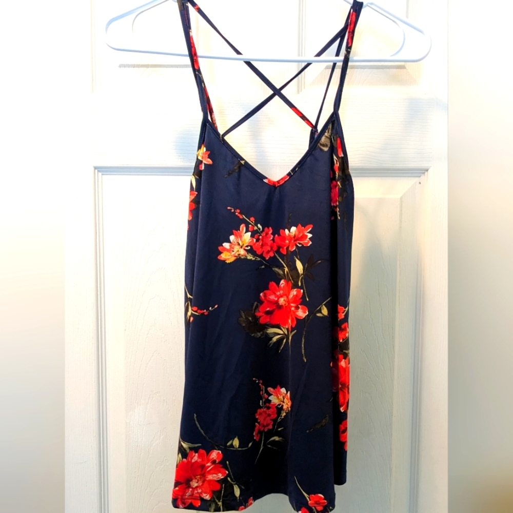 Papermoon tank (darker blue) - xs